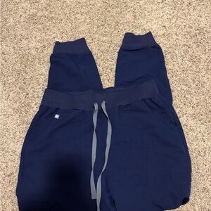 Figs navy Zamora scrub jogger pants